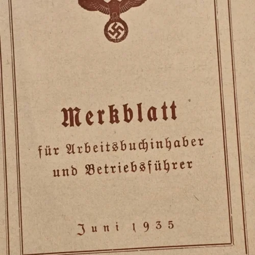 1935-third-reich-nazi-german-booklet-labor-book-instructions-w-swastika-eagle-cover-02-309e2957 1935 Third Reich Nazi German Booklet – Labor Book Instructions w Swastika Eagle Cover