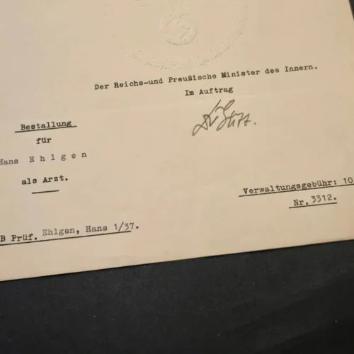 1937-german-third-reich-doctors-certificate-physician-document-berlin-embossed-swastika-ea-03-cc6547e2 1937 German Third Reich Doctors Certificate Physician Document Berlin Embossed swastika Eagle Stamp