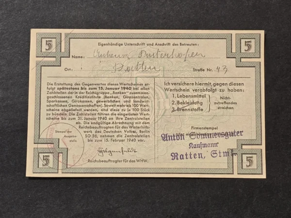 1940-german-third-reich-steel-helmet-soldier-notgeld-currency-note-02-36ff1a7c 1940 German Third Reich Steel Helmet Soldier Notgeld Currency Note