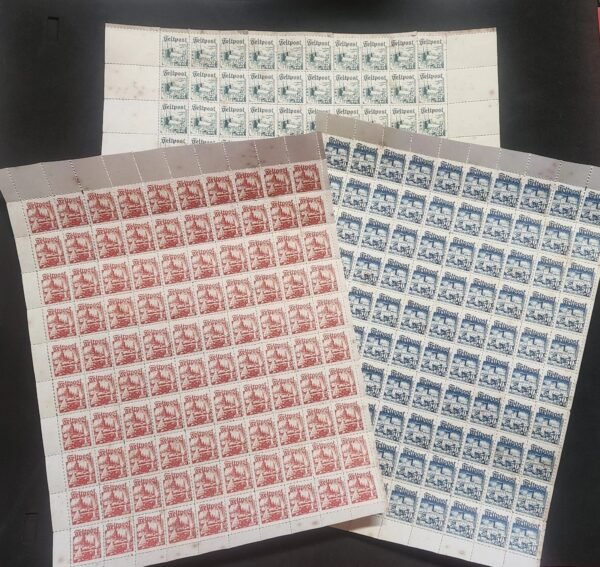 20240520_163733.jpg Feldpost Stamp Sheets x 3 WW2 Nazi German Third Reich Soldiers Mail