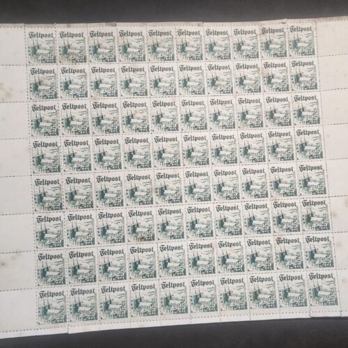20240520_163758.jpg Feldpost Stamp Sheets x 3 WW2 Nazi German Third Reich Soldiers Mail