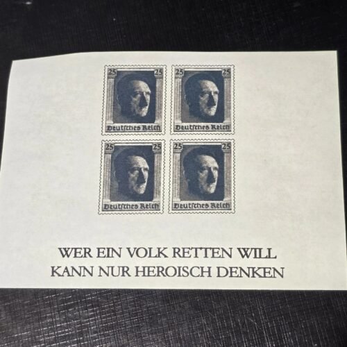 20241107_192915.jpg Adolf Hitler Souvenir Stamp sheet MNH WW2 Nazi German Third Reich
