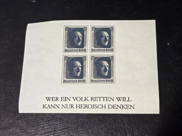 20241107_192915.jpg Adolf Hitler Souvenir Stamp sheet MNH WW2 Nazi German Third Reich