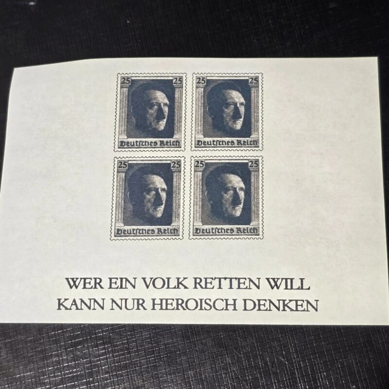 20241107_192915.jpg Adolf Hitler Souvenir Stamp sheet MNH WW2 Nazi German Third Reich