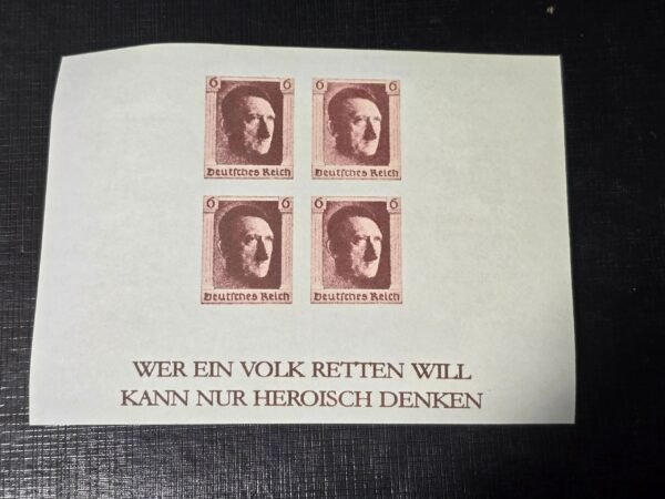 20241107_192927.jpg Adolf Hitler Souvenir Stamp sheet MNH WW2 Nazi German Third Reich 2