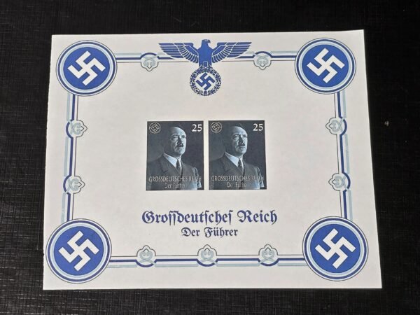 20241107_193144.jpg Adolf Hitler Souvenir Stamp sheet MNH WW2 Nazi German Third Reich 3