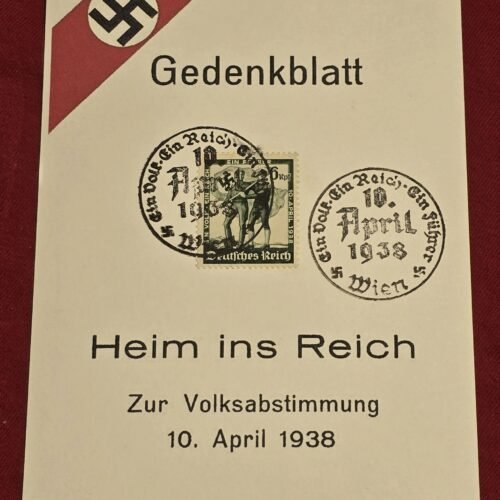 20241116_182232.jpg April 10 1938 National Socialist Voting Day Postcard w Special Cancels WW2 Nazi German Third Reich Postal