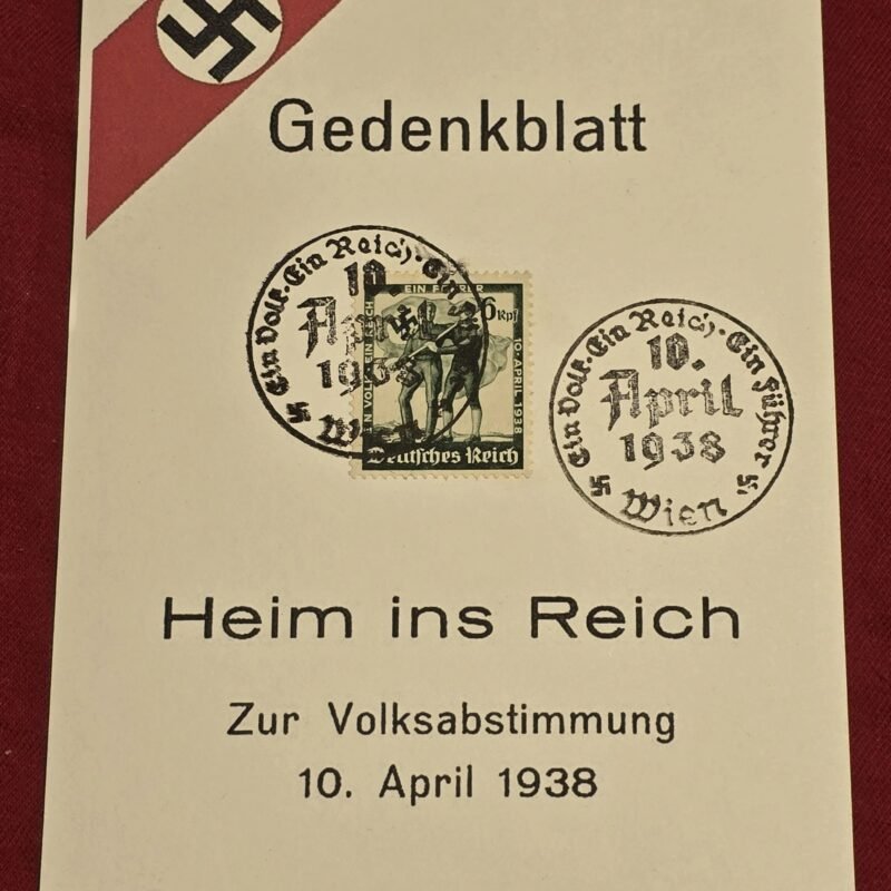 20241116_182232.jpg April 10 1938 National Socialist Voting Day Postcard w Special Cancels WW2 Nazi German Third Reich Postal