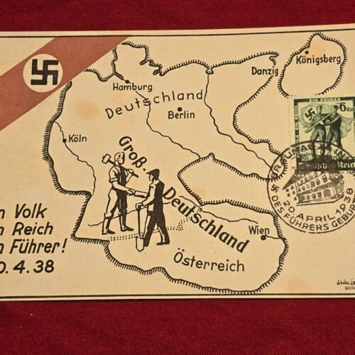 20241116_182324.jpg April 10 1938 National Socialist Voting Day Postcard w Special Cancels WW2 Nazi German Third Reich Postal 2
