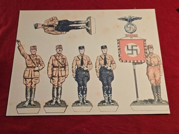 20241121_174139.jpg SA Stormtroopers Cutout Toy Soldiers Hitlers Brown Shirts WW2 Nazi German Third Reich NSDAP