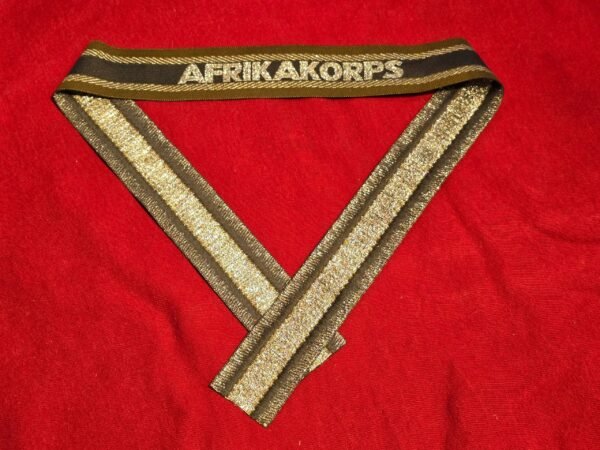 20241123_111342.jpg AFRIKAKORPS DAK Afrika Korps Cuff Title WW2 German Military Insignia