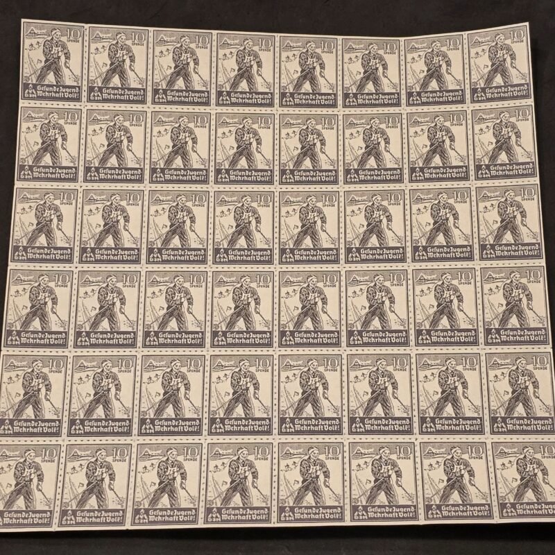 20241202_165122.jpg Hitler Youth HJ DJ Camp Stamp Sheet MNH WW2 Nazi German Third Reich 2
