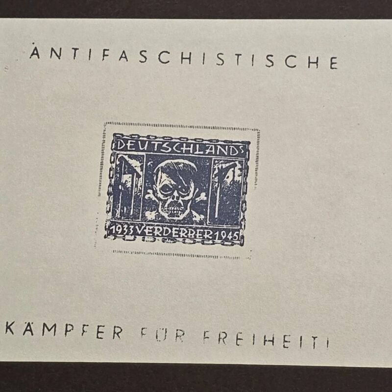 20241221_174803.jpg Adolf Hitler ANTIFA Antifaschistische Anti Fascist Souvenir Stamp Sheet 2