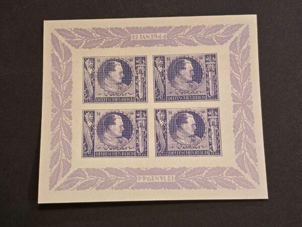 Hermann Goring Goering Nazi German Third Reich souvenir Stamp Sheet MNH