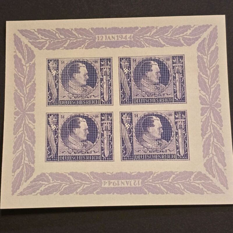 20241221_174949.jpg Hermann Goring Goering Nazi German Third Reich souvenir Stamp Sheet MNH
