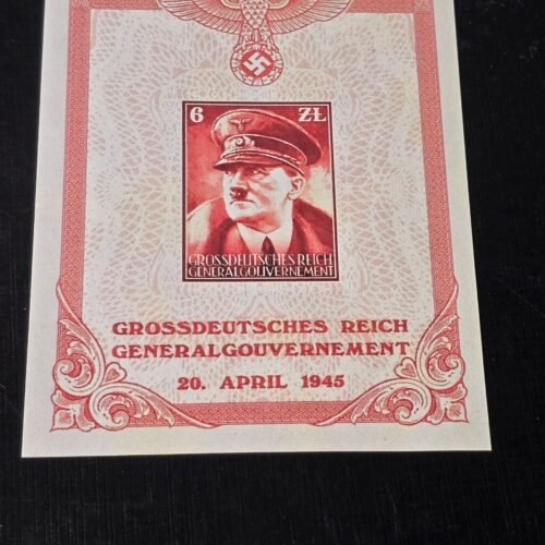 20250117_165624.jpg Adolf Hitler The Fuhrer Nazi German Third Reich Souvenir Stamp Sheet