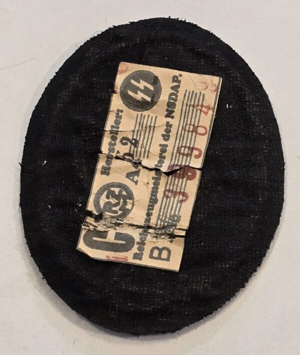 20250208_133400.jpg WW2 German SS Mountain Climbers Edelweiss Patch w RZM tag