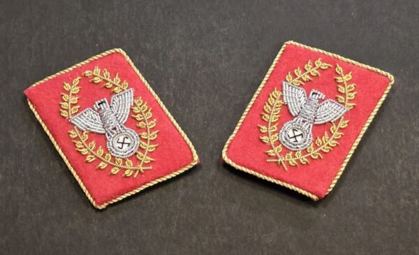 20250208_144533.jpg WW2 Nazi German NSDAP Political Officials Swastika Eagle Collar tabs