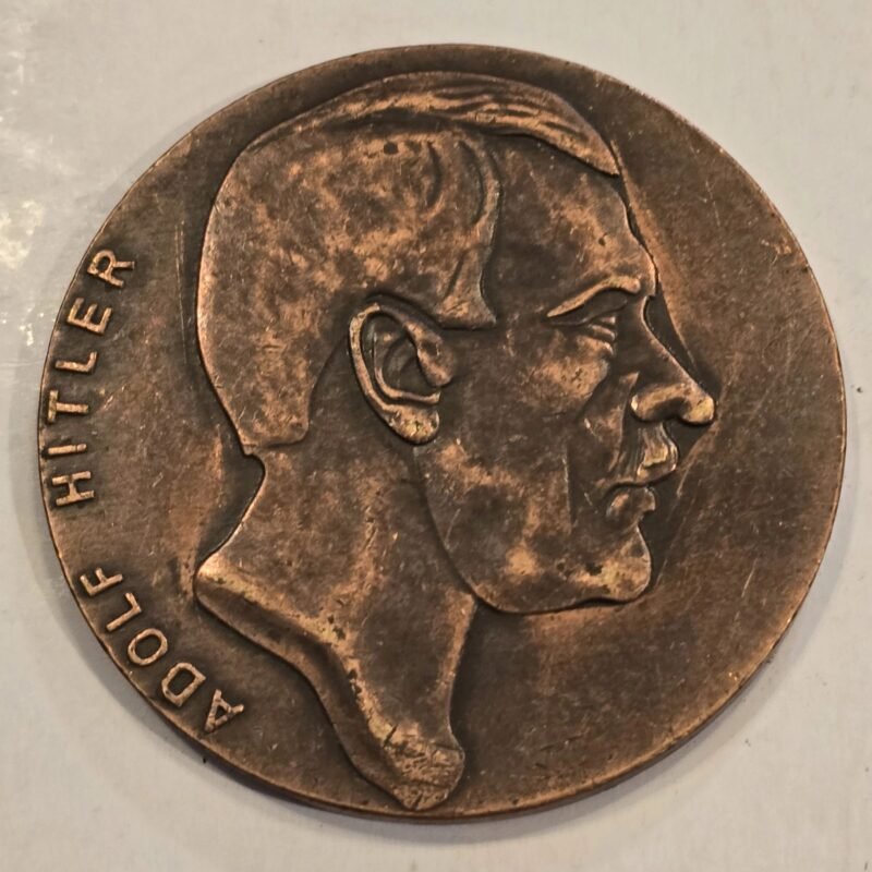 20250209_125213.jpg Adolf Hitler The Fuhrer Large Medallion Medal Coin WW2 Nazi German Third Reich