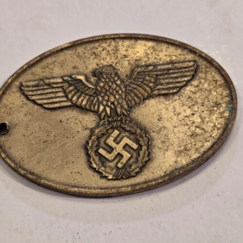 20250209_125348.jpg Bronze Gestapo Warrant Disc Police Badge WW2 Nazi German Third Reich Polizei