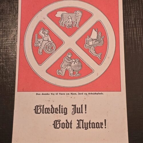 DNSAP Denmark Nazi Party Postcard WW2 German Third Reich NSDAP