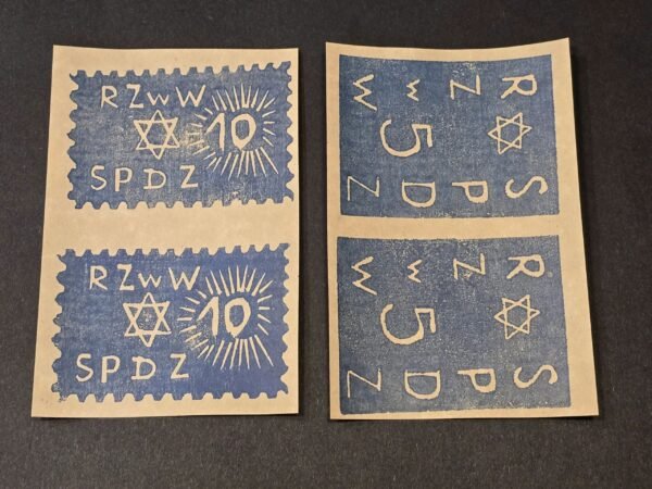 20250219_163353.jpg WW2 WWII Jewish Warsaw Getto Ghetto SS Holocaust Currency Notes Money x 2