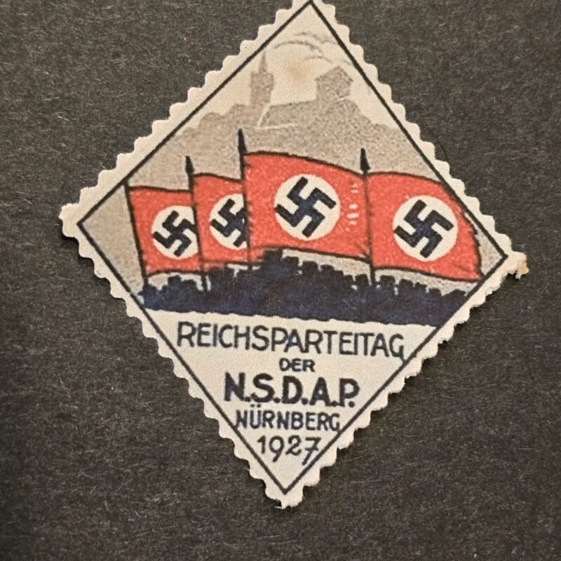20250219_163841.jpg Reichsparteitag Nurnberg NSDAP 1927 Party Rally WW2 WWII German Propaganda Label