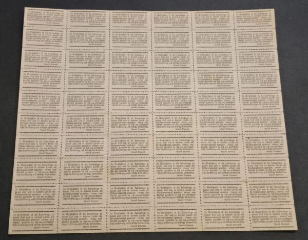 20250219_190454.jpg The Jewish question! WW2 Nazi German Third Reich Anti-Semitic Jewish Propaganda Stamp Sheet of 60