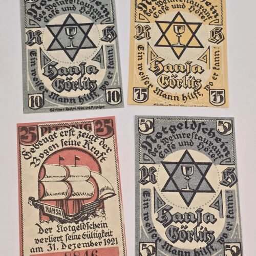 20250225_134014.jpg WWII Nazi Germany Jewish Notgeld Banknotes – Judaica / Hansa Görlitz Set