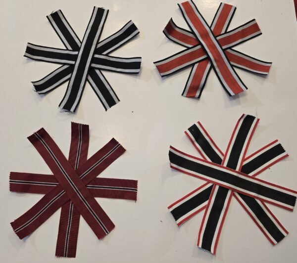 20250413_164816 WW1 WWII German Military Medal Replacement Ribbon Lot Iron Cross KVK Russian Front
