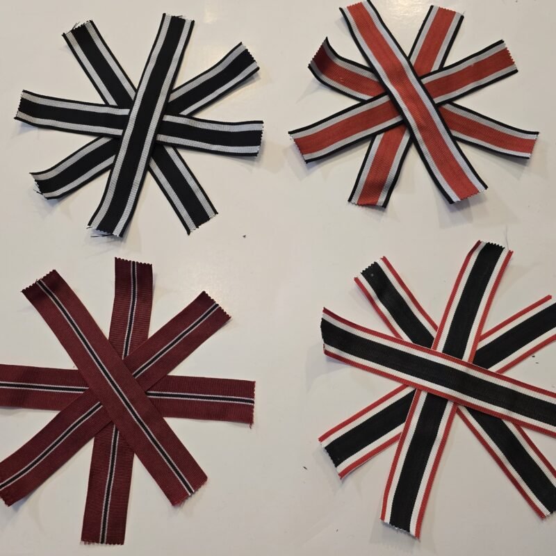 20250413_164816 WW1 WWII German Military Medal Replacement Ribbon Lot Iron Cross KVK Russian Front