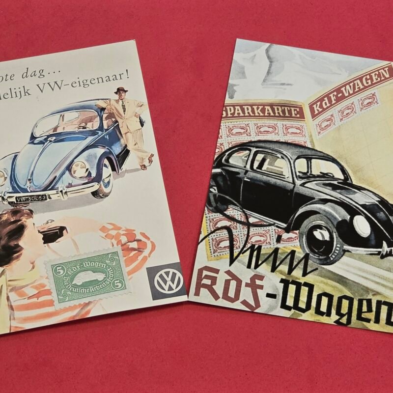 WWII German Volkswagen VW KdF Wagen Third Reich Advertising Postcards
