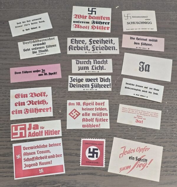 20250522_210045.jpg Anti Semitic Jewish Propaganda NSDAP Nazi German Third Reich Propaganda Stamp Labels