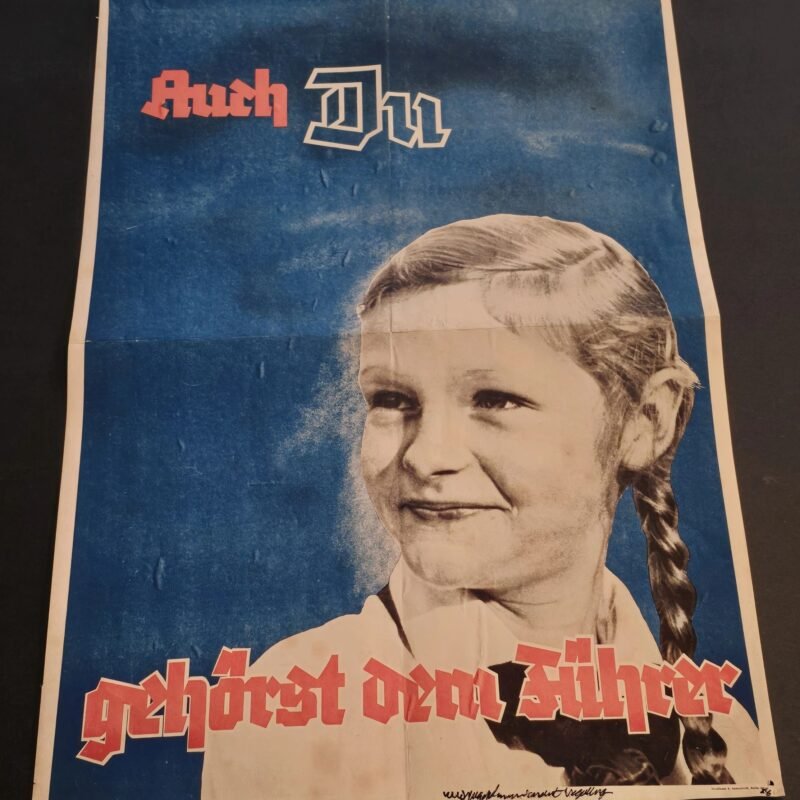 20250608_142303.jpg Afolg Hitler BDM Girl Poster WW2 Nazi German NSDAP Third Reich Print