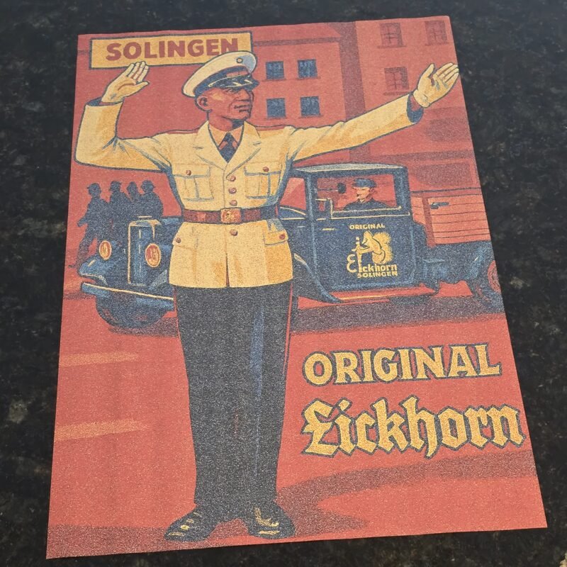 20250719_190132 WW2 German Carl Eickhorn Police Polizei Officer Dagger Sword Knife Maker Poster