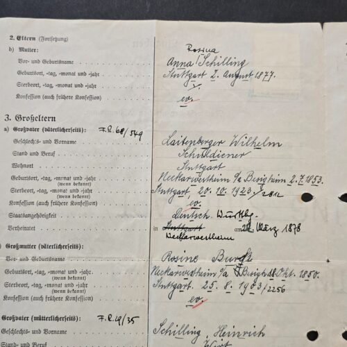 20260401_115024.jpg Papers Please! WW2 Nazi German Third Reich NSDAP Proof of Aryan Race Documents