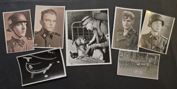 20260427_160119.jpg WW2 German SS SA Stormtrooper Photo Lot (7pc) Large Format