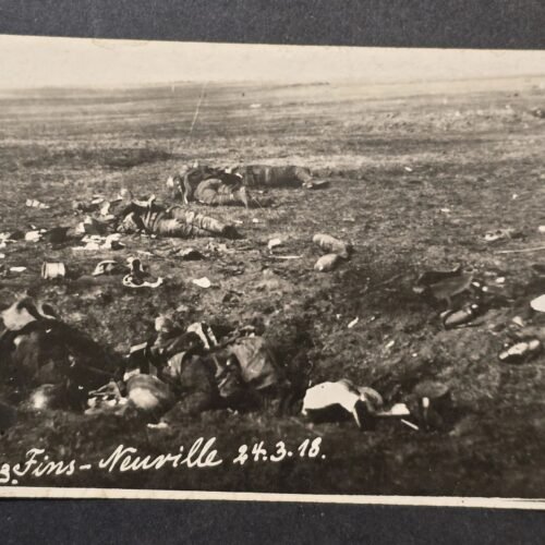 20260427_161218.jpg RARE WWI German Battlefield Casualties RPPC Dead KIA Fallen Soldiers 1918 Somme