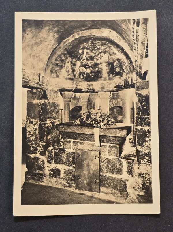 Rare SS Wewelsburg Himmler Crypt WW2 German Photo Postcard 1936 Totenkult Heinrich Himmler Relic Site