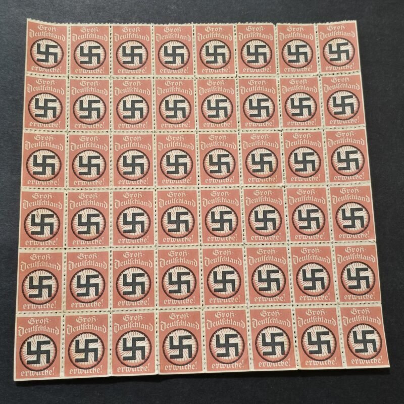 Deutschland Erwache! Germany Awakens Stamp sheet x 48 MNH Third Reich WW2 Nazi German