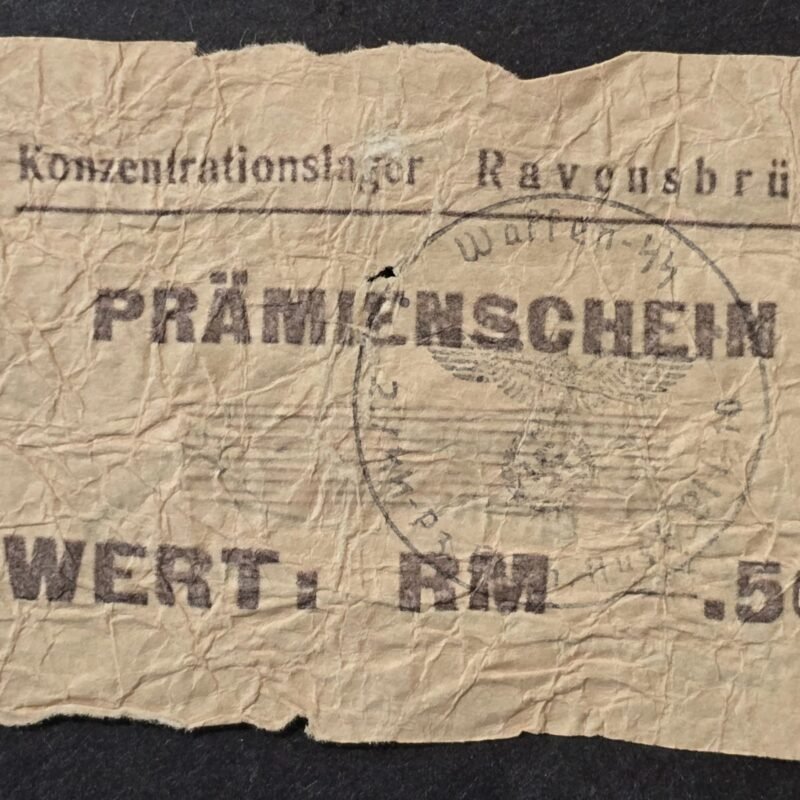 20260506_160700.jpg WW2 WWII German Ravensbruck Concentration Camp Banknote .50 Reichsmark Currency