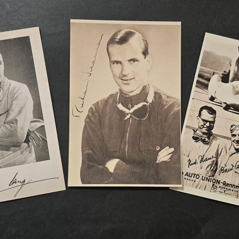 20260506_161222.jpg WW2 Nazi German Third Reich Mercedes Benz Audi Race Car Driving Racing Team Postcard lot