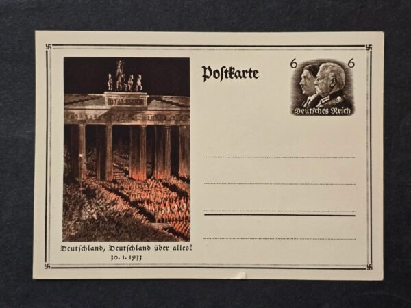 20260506_161354.jpg Deutschland Uber Alles! WW2 Nazi German Third Reich Propaganda Postcard
