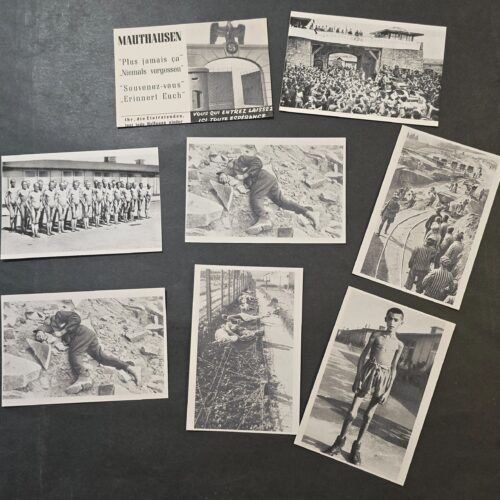 20260506_162722.jpg WW2 Nazi German Third reich Mauthausen Concentration Camp Liberation Photo Card Lot