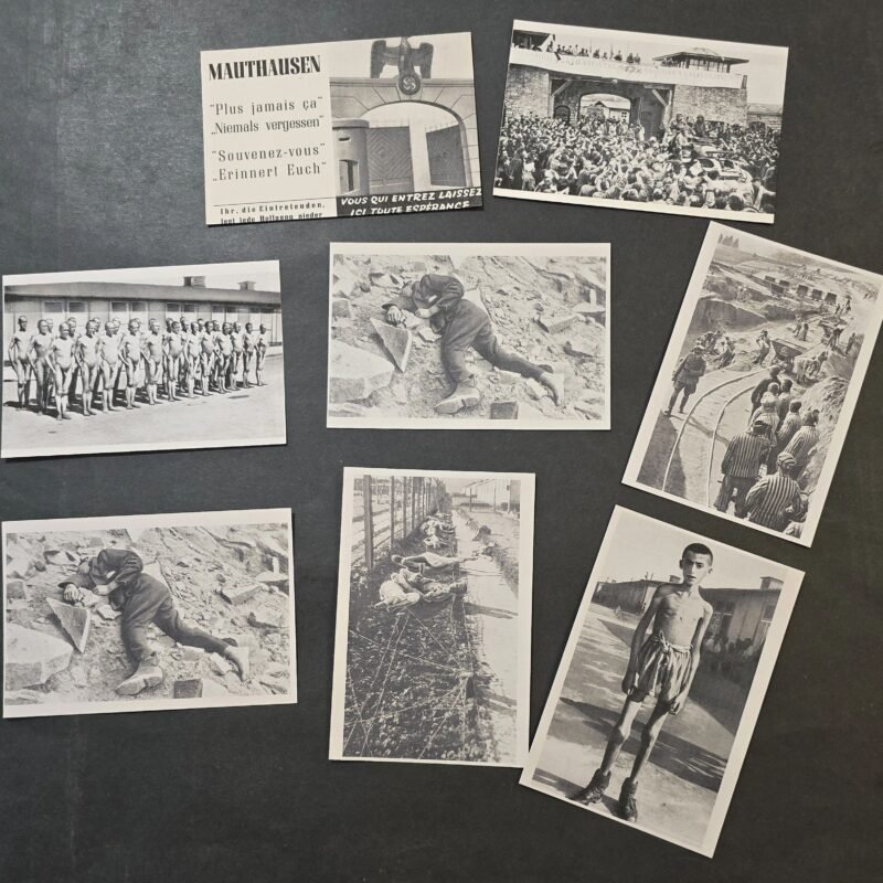 20260506_162722.jpg WW2 Nazi German Third reich Mauthausen Concentration Camp Liberation Photo Card Lot
