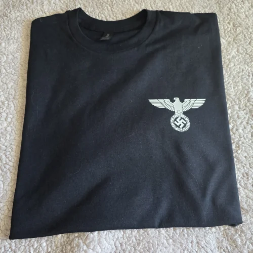 20260507_161552 WW2 Nazi German Wehrmacht Army Eagle w Swastika T Shirt