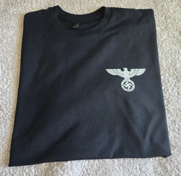 20260507_161552 WW2 Nazi German Wehrmacht Army Eagle w Swastika T Shirt