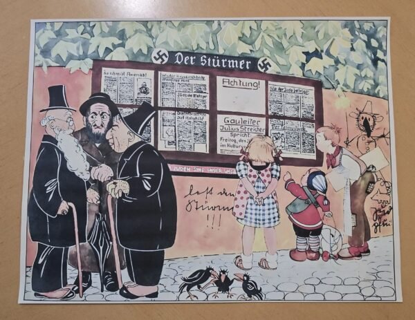 20260508_134620-7625ad6.jpg Der Sturmer! Anti Semitic Jewish WW2 Nazi German NSDAP Third Reich Poster Print