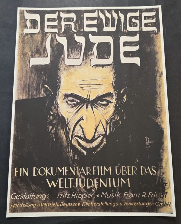 20260508_141012-2aa7f37.jpg WW2 Nazi German Anti Semitic Jewish Der Ewige Jude Documentary Film Poster Print