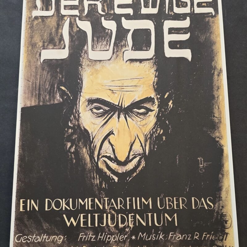 20260508_141012-2aa7f37.jpg WW2 Nazi German Anti Semitic Jewish Der Ewige Jude Documentary Film Poster Print